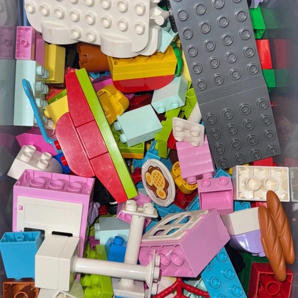 4LBS Lego Duplo Bulk Parts, Pieces & Accessories Building Block Toys Random Pcs